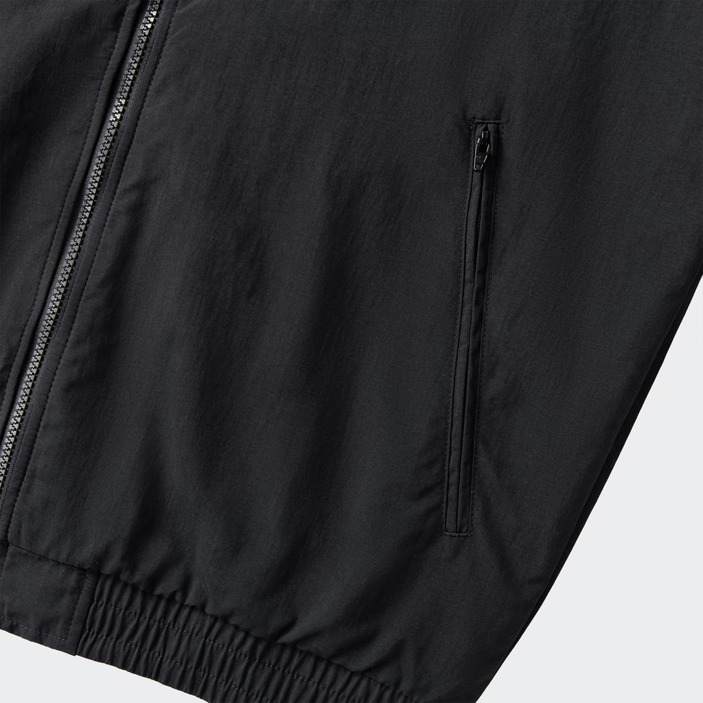 adidas Оригинальная мужская куртка Firebird Woven Stand Collar Retro Fashion Loose Versatile Logo Jacket Black KB2466