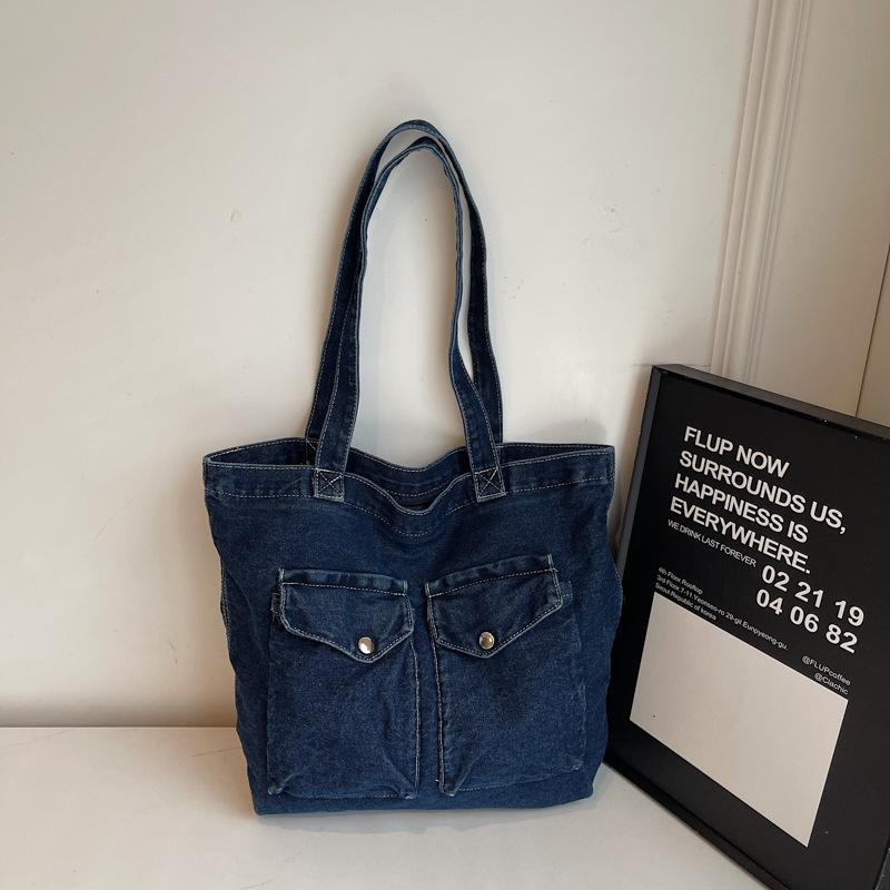 Foreign Style Simple Fashion Trend Casual Personality Large Capacity Tote Bag Summer New 2025 Women Shoulder Bag