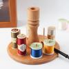 Wooden Yarn Holder,Spool Stand,Wool Yarn Spindles Thread Holder For Embroidery Quilting Wool Ball Winder Spinning Knitting Tool