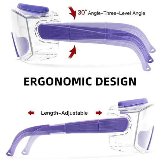 Защитные очки с защитой от запотевания, удобные защитные уплотнения, защита от прозрачного зрения, пыленепроницаемые очки для мужчин и женщин