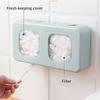 Multifunctional Cling Film Storage Case Accessory for Home Use Accommodates Various Sizes Stylish Designs Decoration