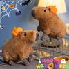 Simulated Buddhist Capibara Capybara Plush Doll Toy Halloween Pumpkin Capybara Doll