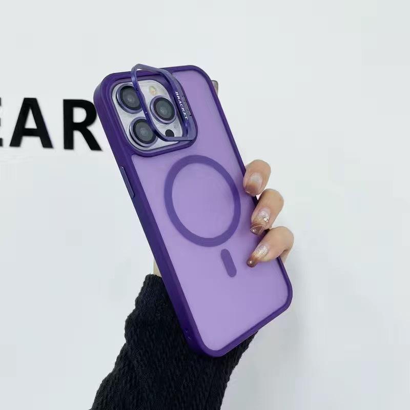 Подходит для Apple 15 Магнитный чехол для телефона из сплава для объектива, Iphone14promax Матовый на ощупь 13 с защитной пленкой для объектива