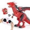 Electric Infrared Remote Control Spray Flying Dragon Toy Sound And Light Walking Dinosaur Children Dinosaur Model Toy