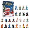 24 Days Surprise Ornaments 2026 Dragon Advent Calendar, Funny Baby Figures Christmas Countdown Holiday Gift Box 2D Acrylic Cartoon for Xmas Tree, Home