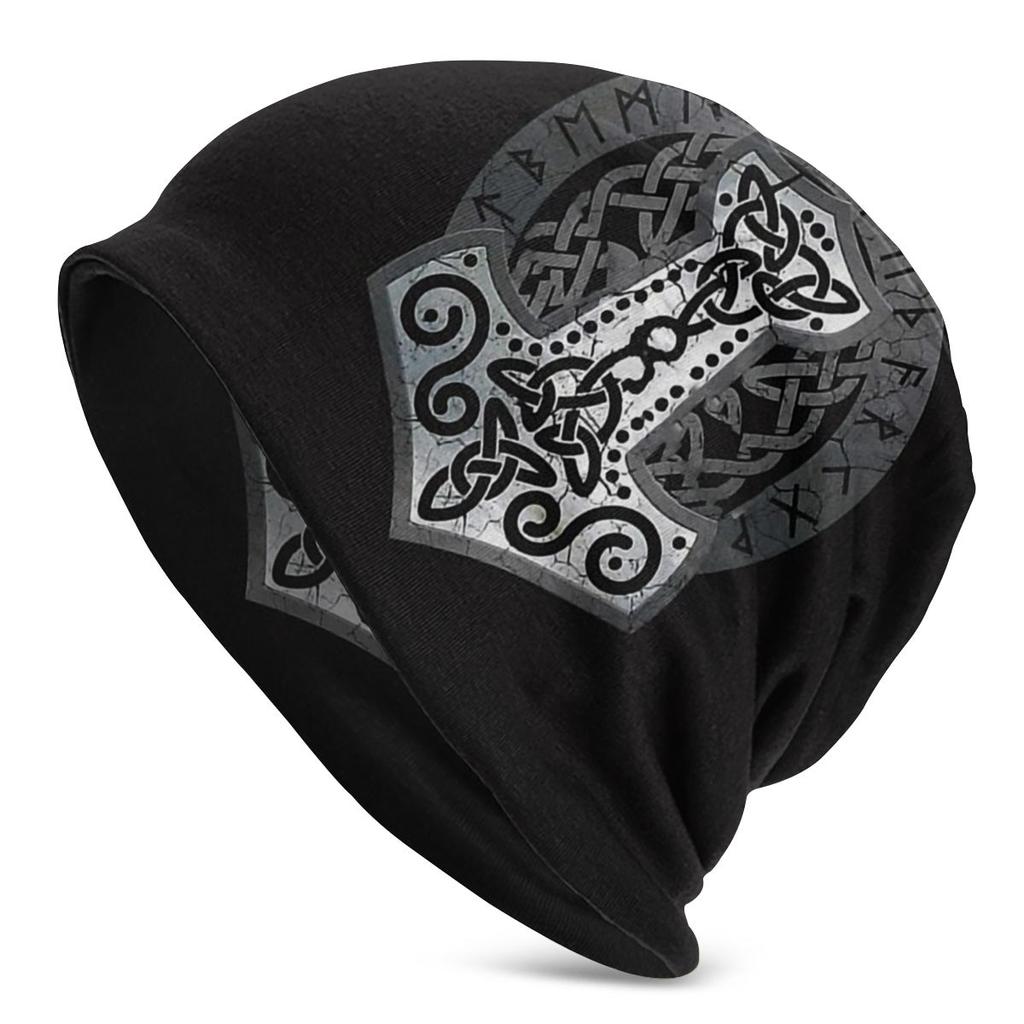 FENRIR LOKI'S SON Wolf Romantic Horror Film Viking Unisex Bonnet Winter Windproof Double Layer Hats For Unisex Women
