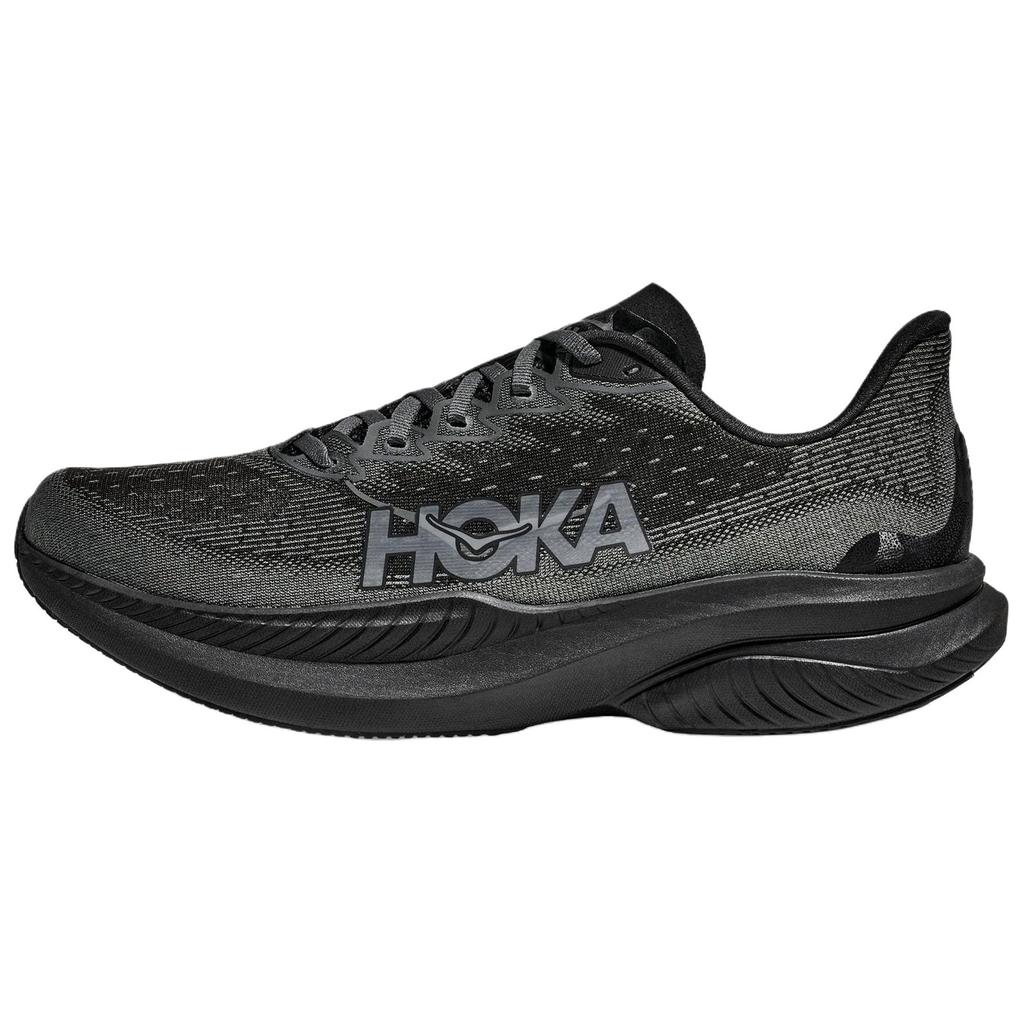 HOKA One One Mach 6 Versatile Comfortable Durable Breathable Lightweight Running Shoes Men Sneakers Black 1147790-BCKT