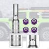 4 Pieces 1/30 Wheel Nuts RC Car Accessories Easy Installation for Crawler Nut Tool