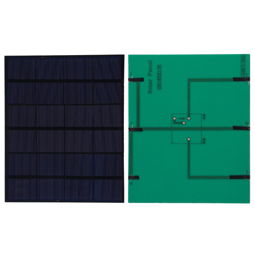 3.5W 6V портативная мини поликристаллическая кремниевая солнечная панель для солнечного света постоянного тока зарядки аккумулятора