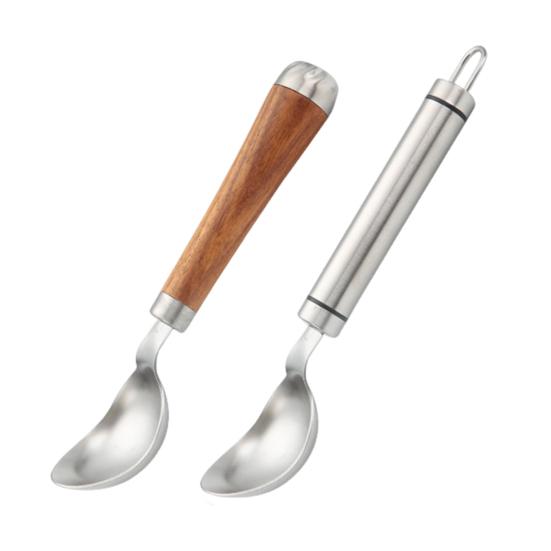 Ложка для мороженого из нержавеющей стали, удобная ручка, эргономичный дизайн, любитель десертов