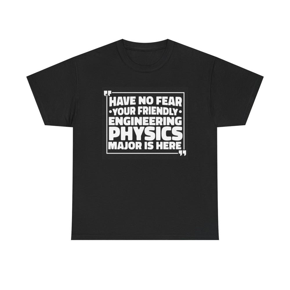 Physics Engineering Major T Shirt Funny College Graphic Unisex Heavy Cotton Tee