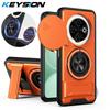 KEYSION Магнитный чехол для телефона TECNO Spark 30C 4G с защитой выдвижной камеры, вертикальной подставкой, противоударной задней крышкой для Spark 30C