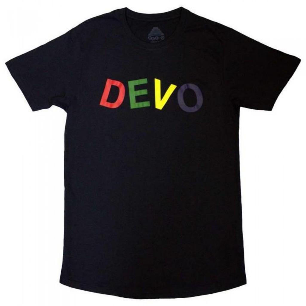 Унисекс футболка с логотипом DEVO для взрослых