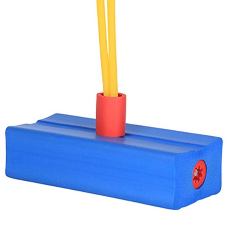 Безопасная пенная палка-попрыгунчик для малышей, игрушка для прыжков в помещении и на улице со звуком и светящимся рулем