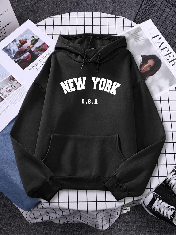 Men's And Women's Long Sleeves Joggers Brand New York Oversized Sweatshirt New York Women Sweatshirt New York Hoodie