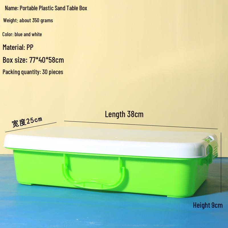 Ultra-light Children's Space Toy Sand Mold & Storage Box
