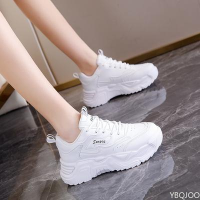 Спортивная женская обувь Весна и Осень Новые Универсальные Кроссовки для Бега на Толстой Подошве Износостойкие Повседневные Кроссовки для Папы Женские