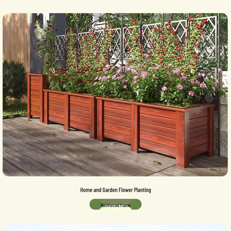 Maididuo Outdoor Preservative Wood Planter Box