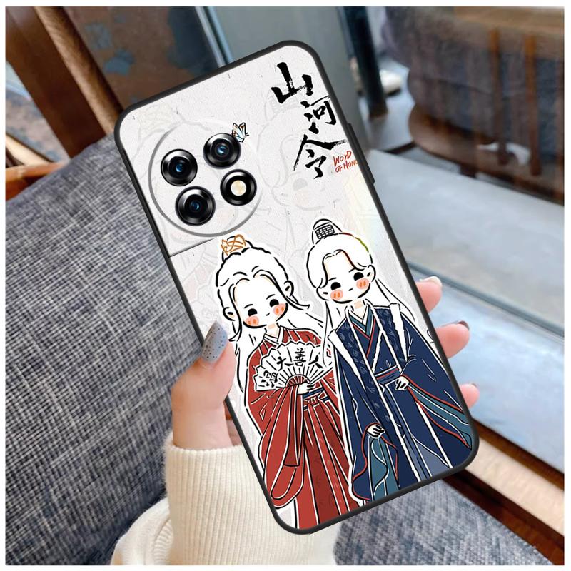 СЛОВО ЧЕСТИ Shan He Ling мультяшный Чехол Для OnePlus 13R 13T 12R 10R 10T 15 13 12 11 10 9 Pro Nord 5 CE 2 3 4 Lite N20 N30 Чехол