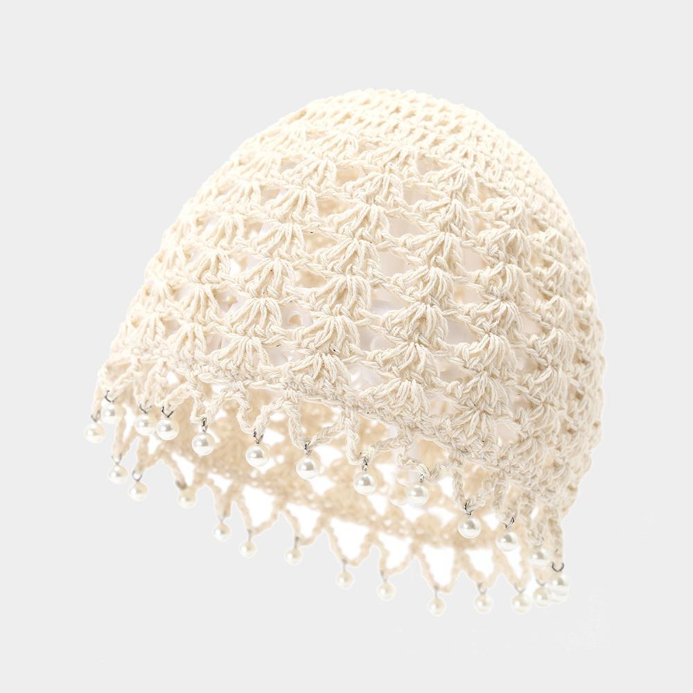 Sweet Crochet Hollow Knitted Hat Bohemian Style Weave Cap Fashion Knit Beanies Outdoor