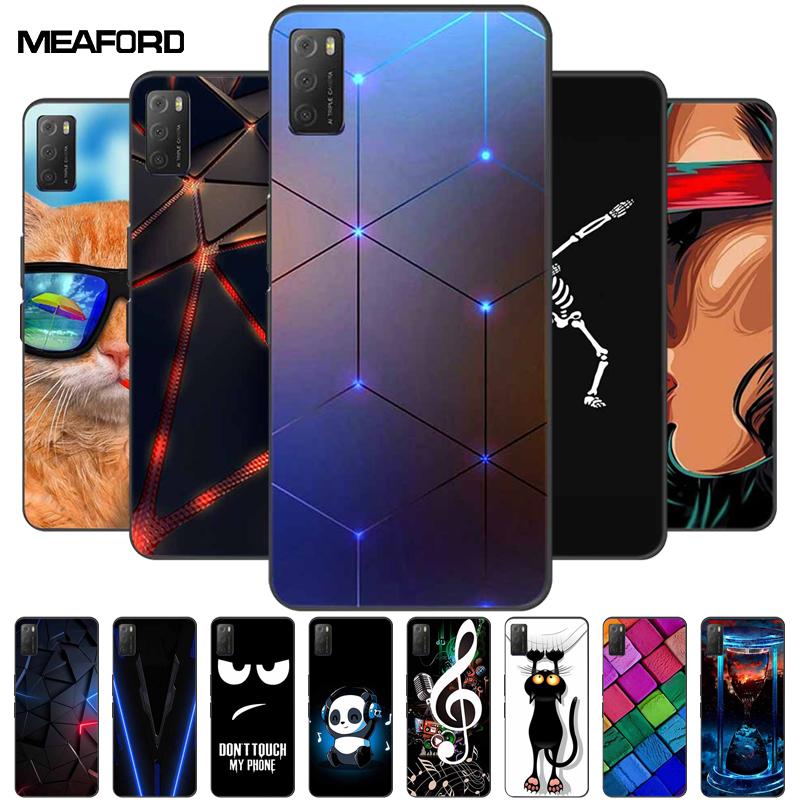For TCL 20E Cases 20Y 20S 20B 20L Fashion Soft TPU Silicone Cartoon Phone Cases For TCL 20Y Cover Bumpers Fundas 20 E TCL 6125F