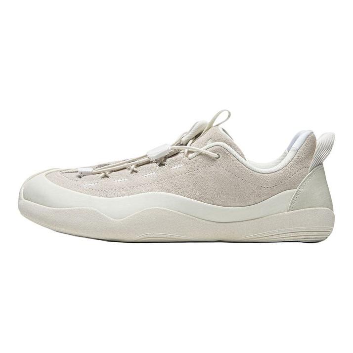 Li Ning Дышащие, Легкие Покрытие Низкие Повседневная Обувь Унисекс Слоновая кость AZGV159-1