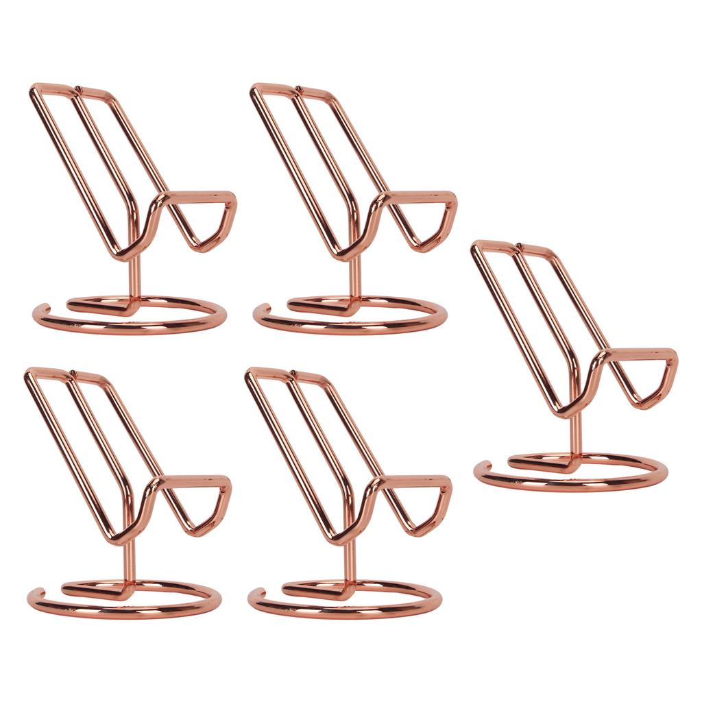 5 шт. симпатичная металлическая подставка для сотового телефона стабильная эргономичная перспективная портативная подставка для сотового телефона для стола 