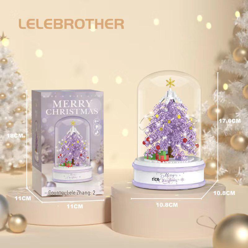 Sakura Treehouse Building Set with Dust Cover - Compatible Toy Blocks Bouquet for Kids, Perfect Arbor Day Gift