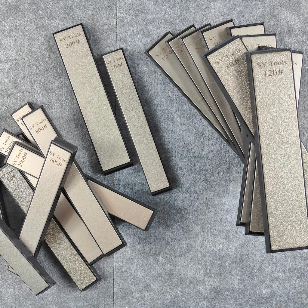 Расширенный алмазный точильный камень, совместимый с точилкой с фиксированным углом заточки для кухонных ножей и садового инвентаря, переносная заточка