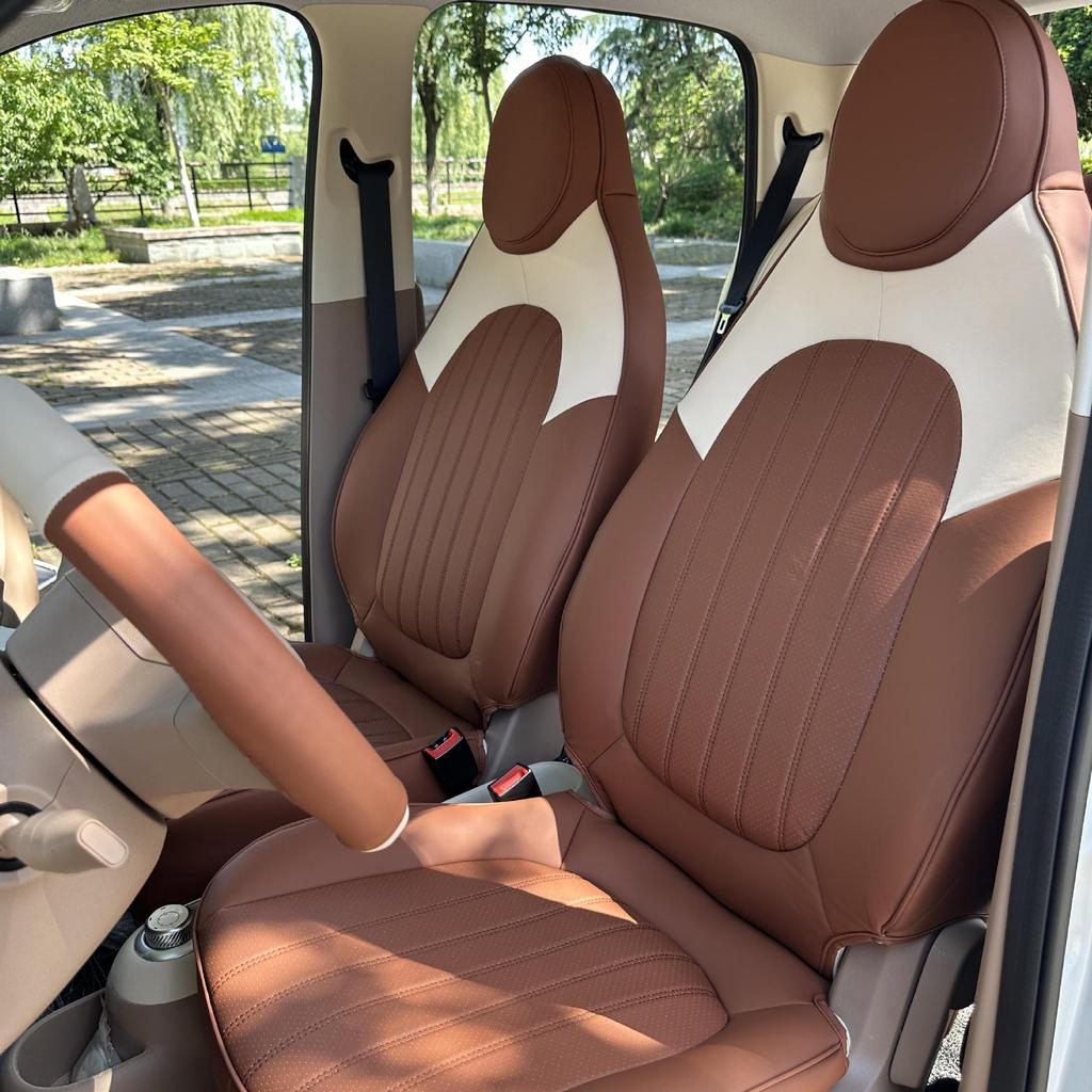 Wuling Hongguang Mini Macaron 4-Door Seat Cover - 25 Styles, Breathable, 4th Gen.