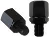Tanax C-4 Motorcycle Mirror Napoleon Screw Diameter Conversion Adapter, Black, 0.3 Inch (8 Mm) To Reverse 0.4 Inch (10 Mm)