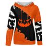 Women's Casual Fashion Halloween Print Long Sleeve Pullover Hoodies Sweatshirts