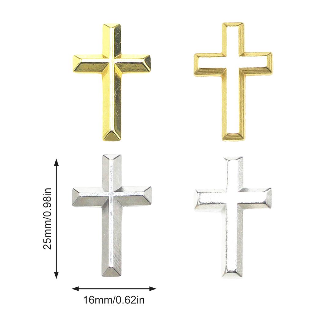 5 шт. Стильная металлическая брошь-распятие, религиозная булавка для корсажа, значок из сплава для христиан и любителей модных аксессуаров