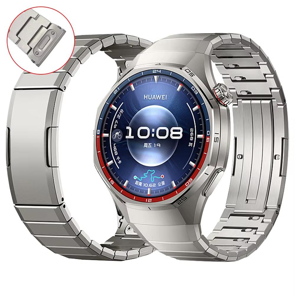 Титановые ремешки для Huawei Watch GT6 Pro Ремешок Без зазоров Браслет Correa Для Huawei Watch GT6 Pro Умные часы Аксессуары 3