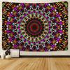 Гобелен с глазом мандалы, настенный психоделический колдовство, гадание, индийский дорожный матрас, богемный домашний декор