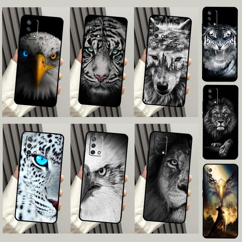 Lion Wolf Tiger Eagle Phone Case For iPhone Samsung Galaxy Redmi Xiaomi Oppo OnePlus Note S A 7 8 9 10 11 12 13 14 20 21 22 23 53 54 Pro Max Ultra