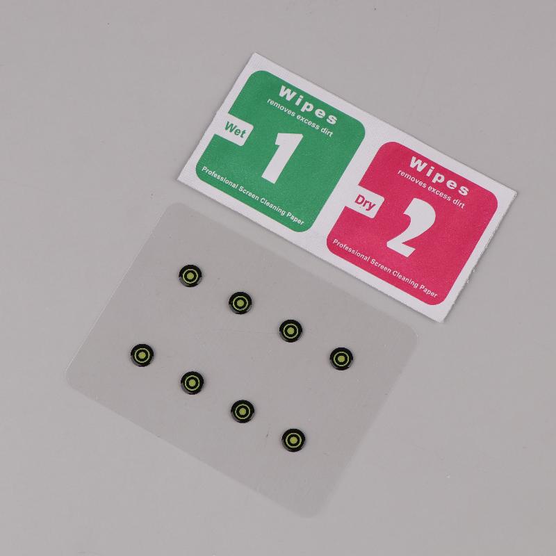 8 шт./уп. 6 мм DIY Противоскользящие Стеклянные Ножки для Мыши Накладки Универсальные Наклейки для Игровой Мыши Улучшенное Сцепление Аксессуары