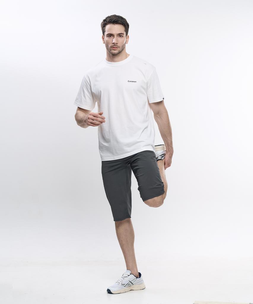 EZBUY [2Pack] Zero Cool Men'S Comfortable 3/4 Elastic Waist Pants 4 Colors (Type A)