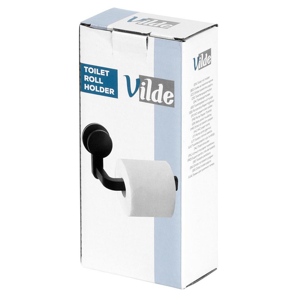 Hook hanger with suction cup, black, 5.5 cm, 2 pcs.