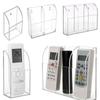 TV Remote Control Holder Wall Hanging Mount Acrylic Organizer Acrylic Stand Box Storage Home Organizer