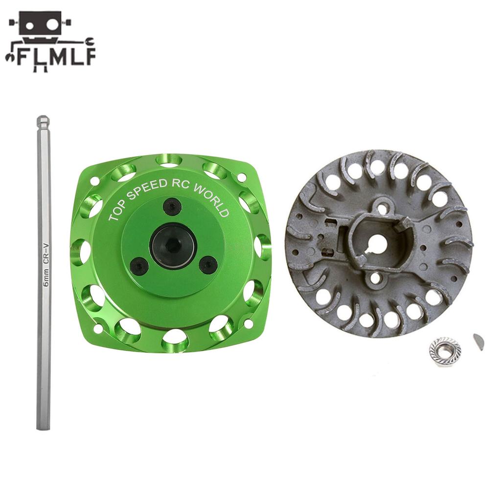 FLMLF 23CC-58CC Engine Metal Roto Starter or Flywheel Kit for 1/5 Rc Car Hpi Rofun Km Rovan Baja Losi FG DBXL GoPed Redcat Parts