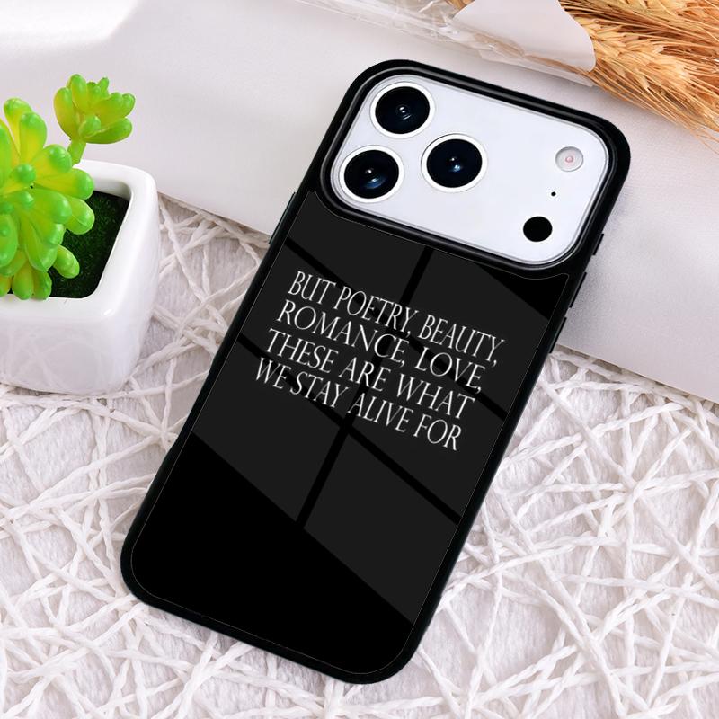 Общество мертвых поэтов Пять веков стихов Чехол для телефона для iPhone 17 Air 16 15 11 12 14 13 Pro Max Ударопрочный чехол