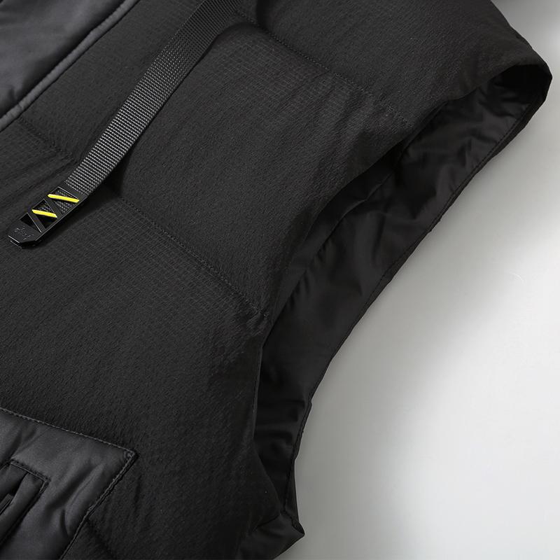 Большие размеры S-8XL, осенние куртки без рукавов, мужской жилет, новая модная мужская теплая жилетка с капюшоном, стеганые пальто в корейском стиле