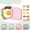 Sandwich Containers Lunch Box Toast Storage Box With Lid Portable Food Storage Case Reusable Microwave Lunch Box Sandwich Case