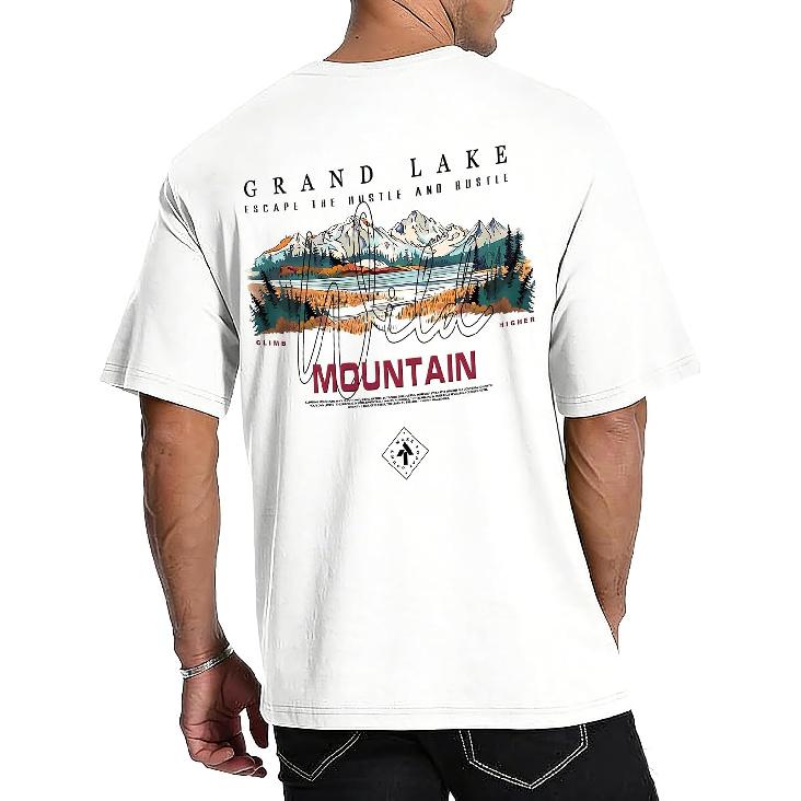 YTD Outdoors Graphic T-Shirts for Men Women Oversized Tees | Relaxed Fit, Cotton, Crewneck, Short Sleeve, Breathable fabric