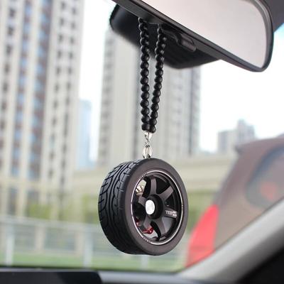 Авто украшение кулон для автомобиля брелок на колесо автомобиля зеркало заднего вида подвесной орнамент брелок кулон для автомобильных аксессуаров интерьер