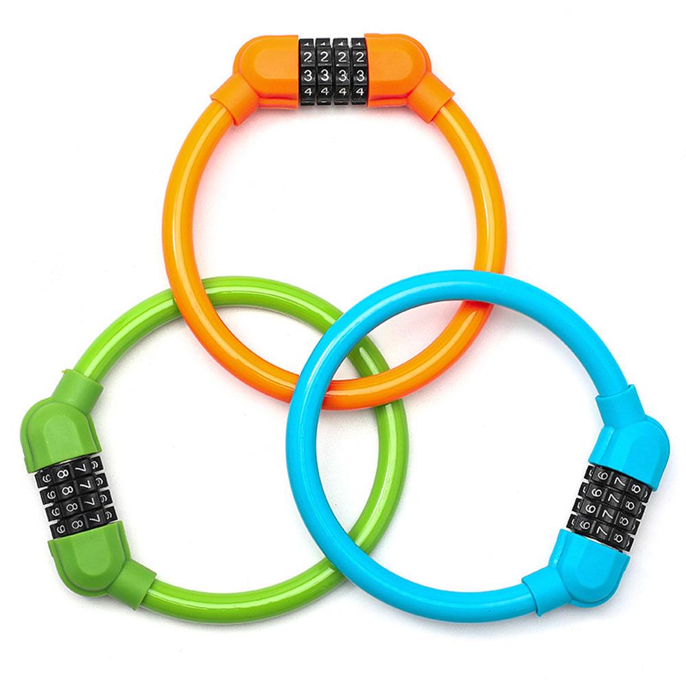 Велосипедный замок с цифровым кодом, сбрасываемый тросом, пароль, аксессуары для велосипеда, замок безопасности