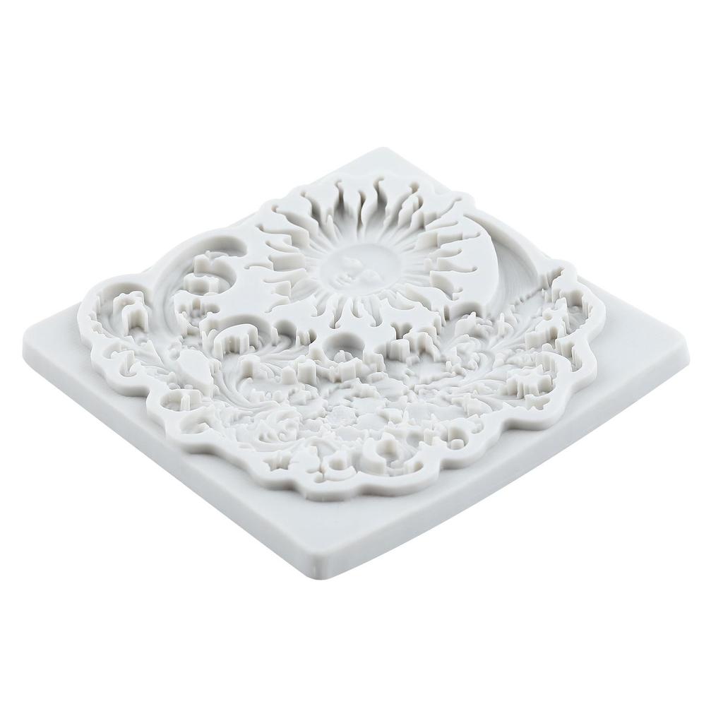 Силиконовая форма Солнце Луна Лицо Звезда Мифология Древней Греции Формы для мастики Инструменты для украшения торта Топпер для кекса Конфеты Смола Глина Шоколад Форма для гампасты