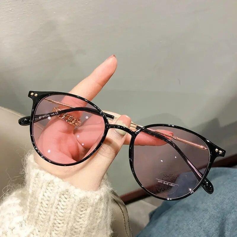 New Style Photochromic Myopia Glasses Men Women Near Sight Prescription Eyeglasses Lenses with Diopters Outdoor Sunglasses