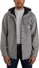 Jacket Carhartt Rain Defender Relaxed Fit Heavyweight Hooded Shirt Jac Black Heather